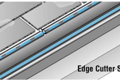 EDGE-CUTTER system on roof conceptual drawing