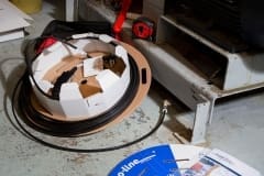 EXT-R Series Coiled Up On Dispensing Reel