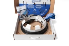 EXT-R Series Coiled Up On Dispensing Reel in Box with Gloves and Manual