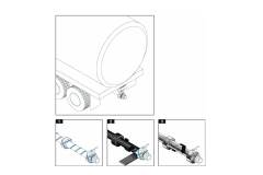 Kompensator on pipe underneath truck conceptual drawing