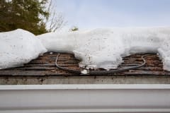 Paladin for Roof heating cable on shingled roof in Winter