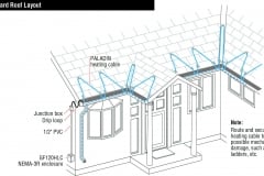 Paladin for Roof heating cable on standard roof conceptual drawing