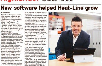 New software helped Heat-Line grow