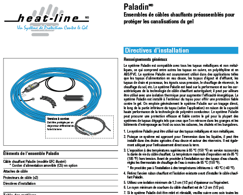 Les tuyaux de certificat CE câble chauffant Autoréglementation de